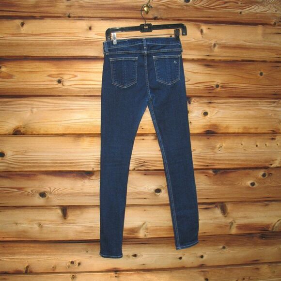 Rag and Bone Dark Denim Skinny Jeans - Picture 5 of 8